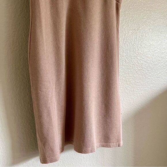 Anthropologie casual cotton sleeveless Barcelona Dress beige/taupe medium NWT - Picture 13 of 16